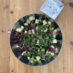 LCA x La Tranche # - Salade courgette, concombre, olive